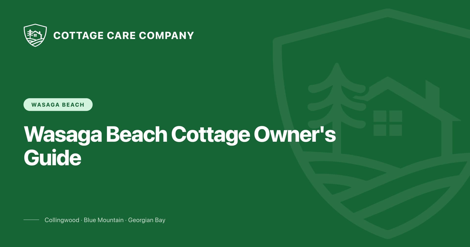 Wasaga Beach Cottage Owner's Guide: Seasonal Care for the World's Longest Freshwater Beach — Cottage Care Company blog